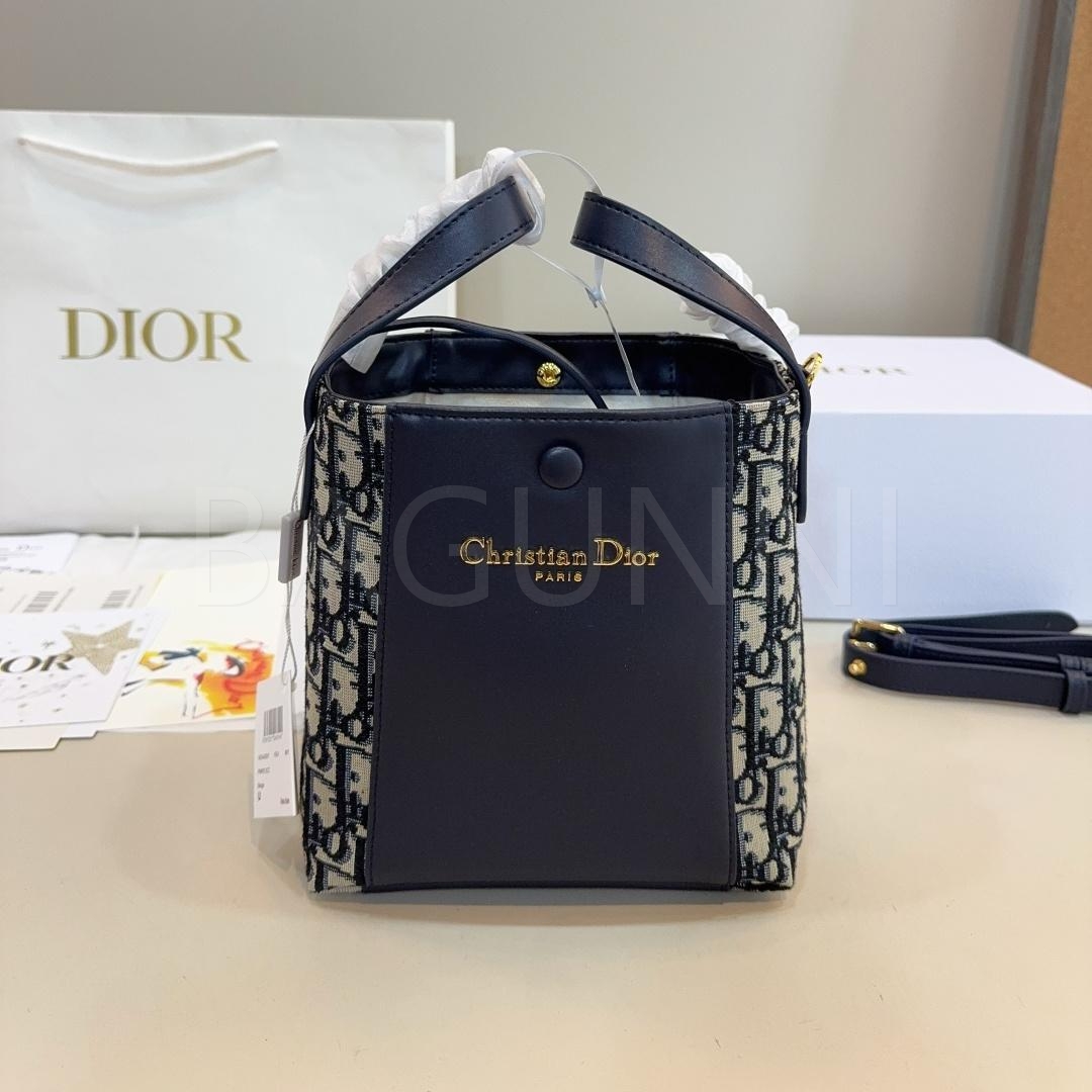 디올 오블리크 버킷백