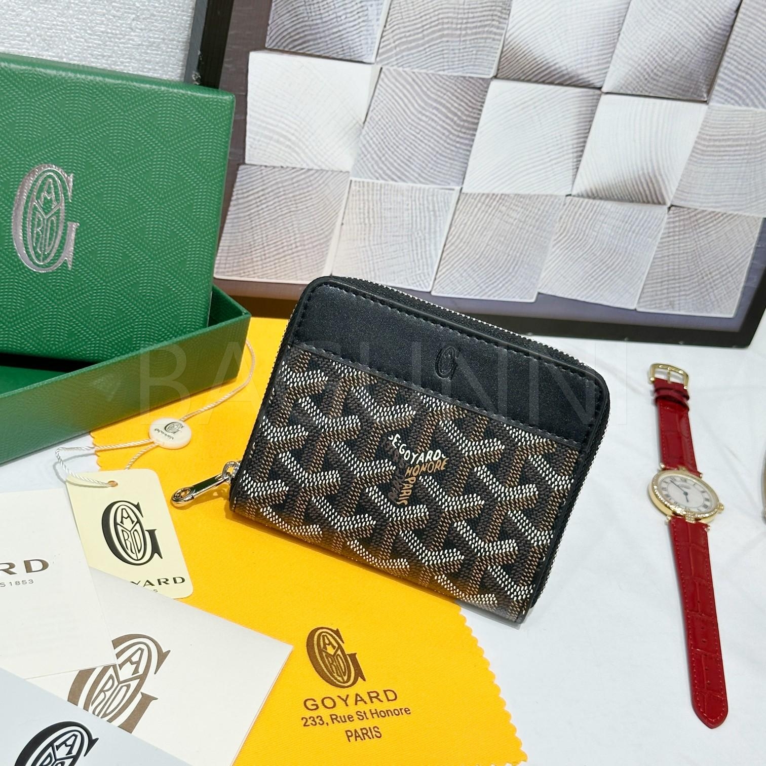 고야드 마티뇽 지퍼 지갑