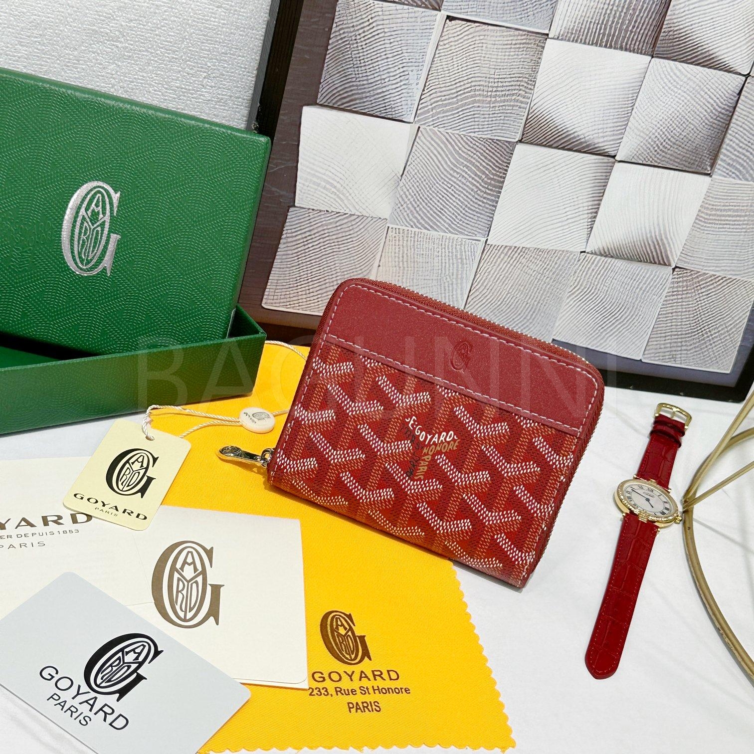 고야드 마티뇽 지퍼 지갑