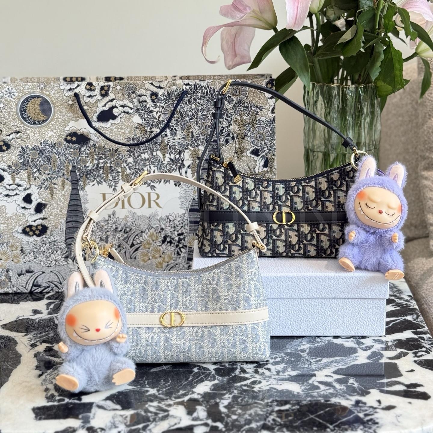 디올 오블리크 숄더백