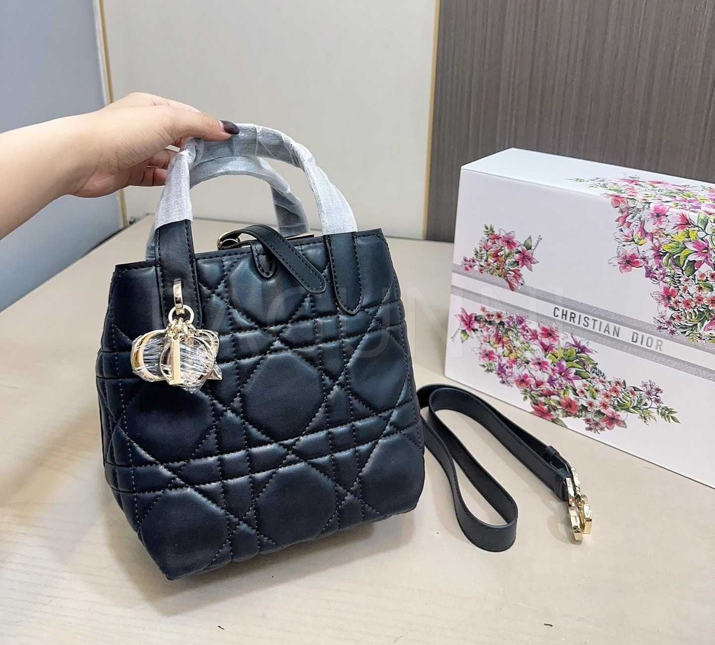 디올 투주르 쇼퍼백