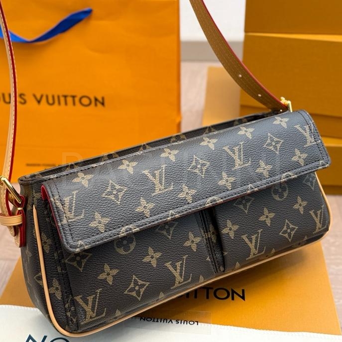 루이비통 카멜 숄더백