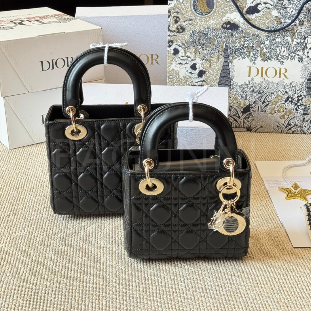 디올 레이디 디올 토트백