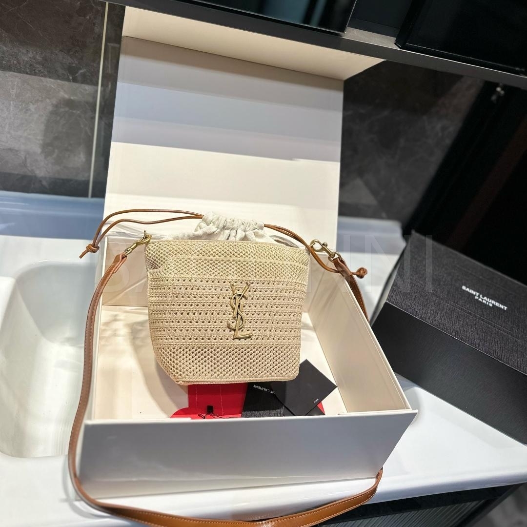 YSL 우븐 토트백