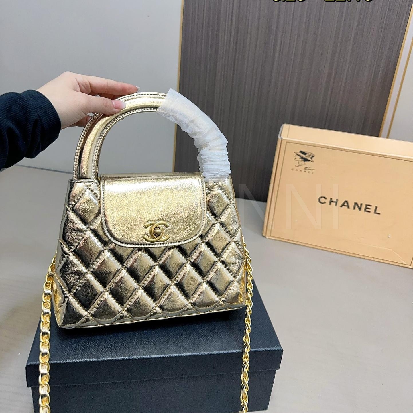 디올 미니 자수 토트백