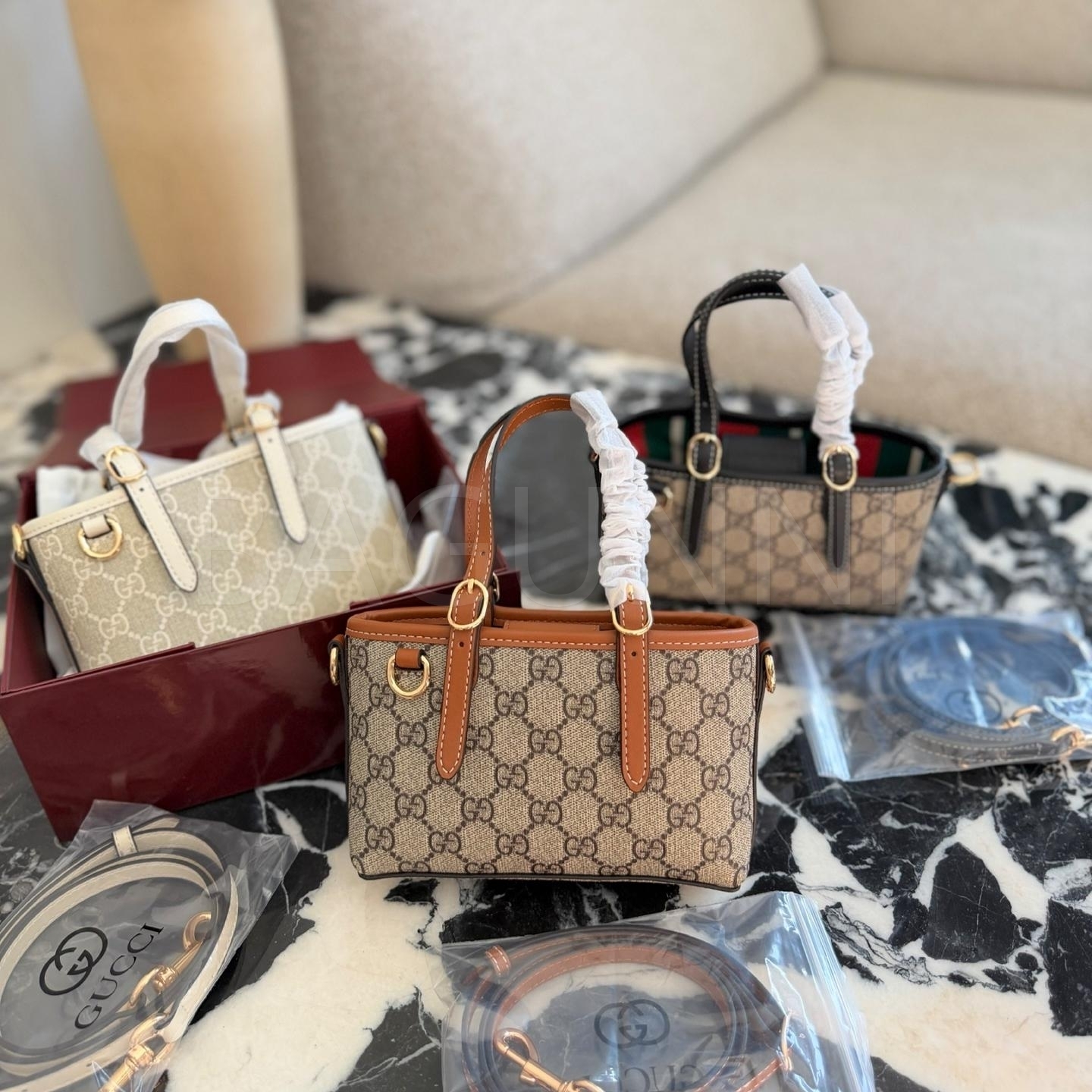 구찌 미니 토트백