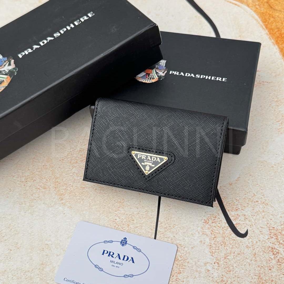 프라다 사피아노 카드지갑