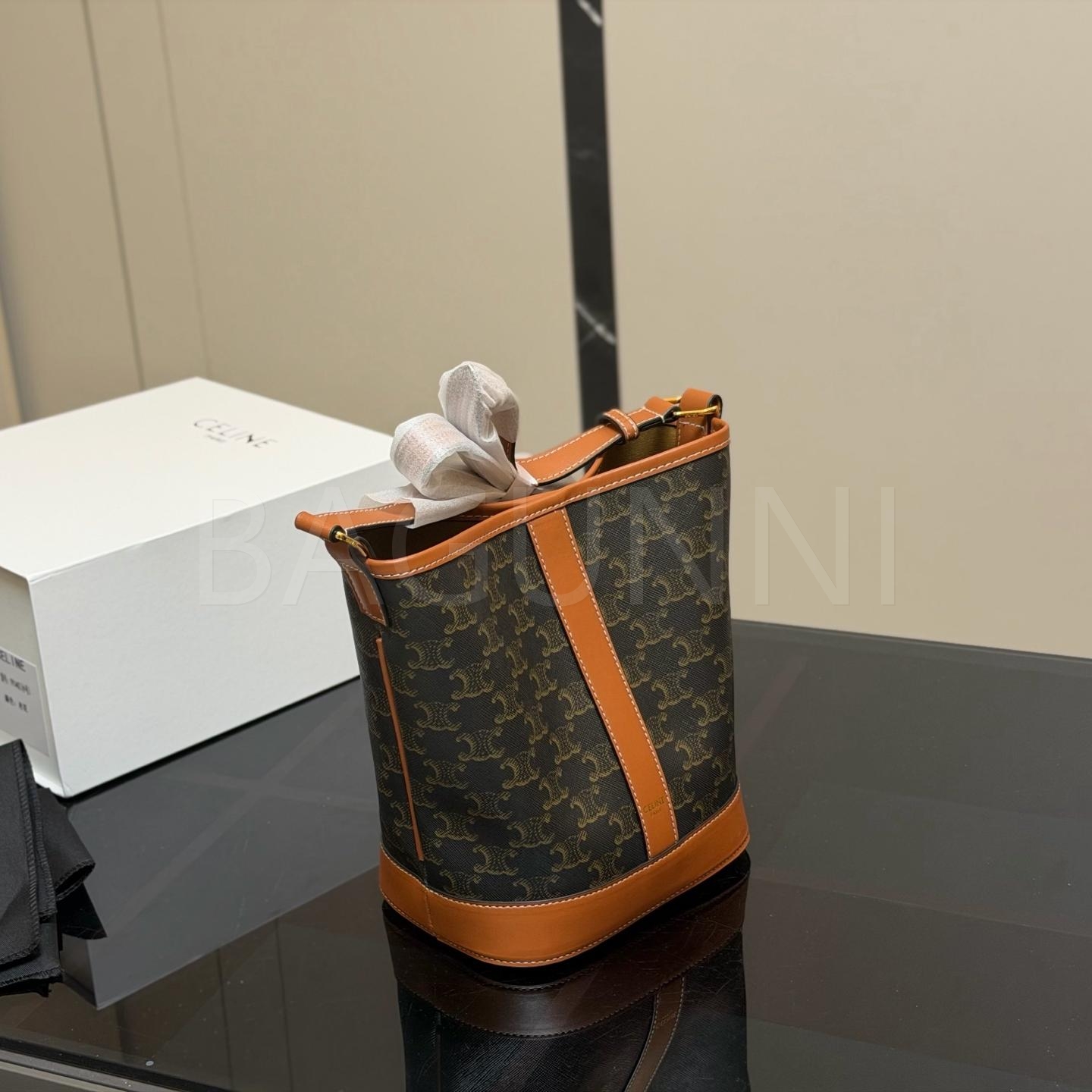 셀린느 트리옹프 버킷 백