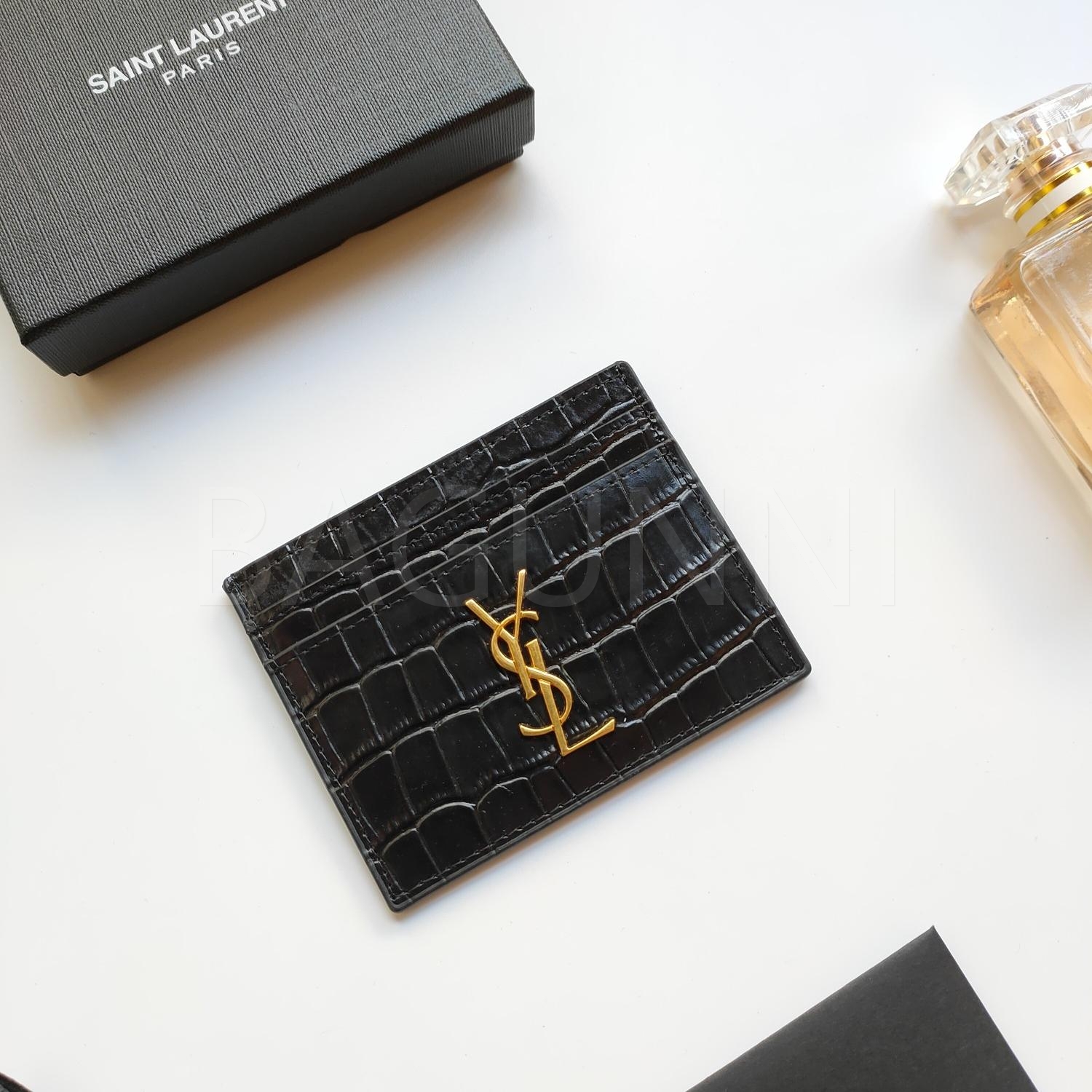 YSL 플랩 카드지갑