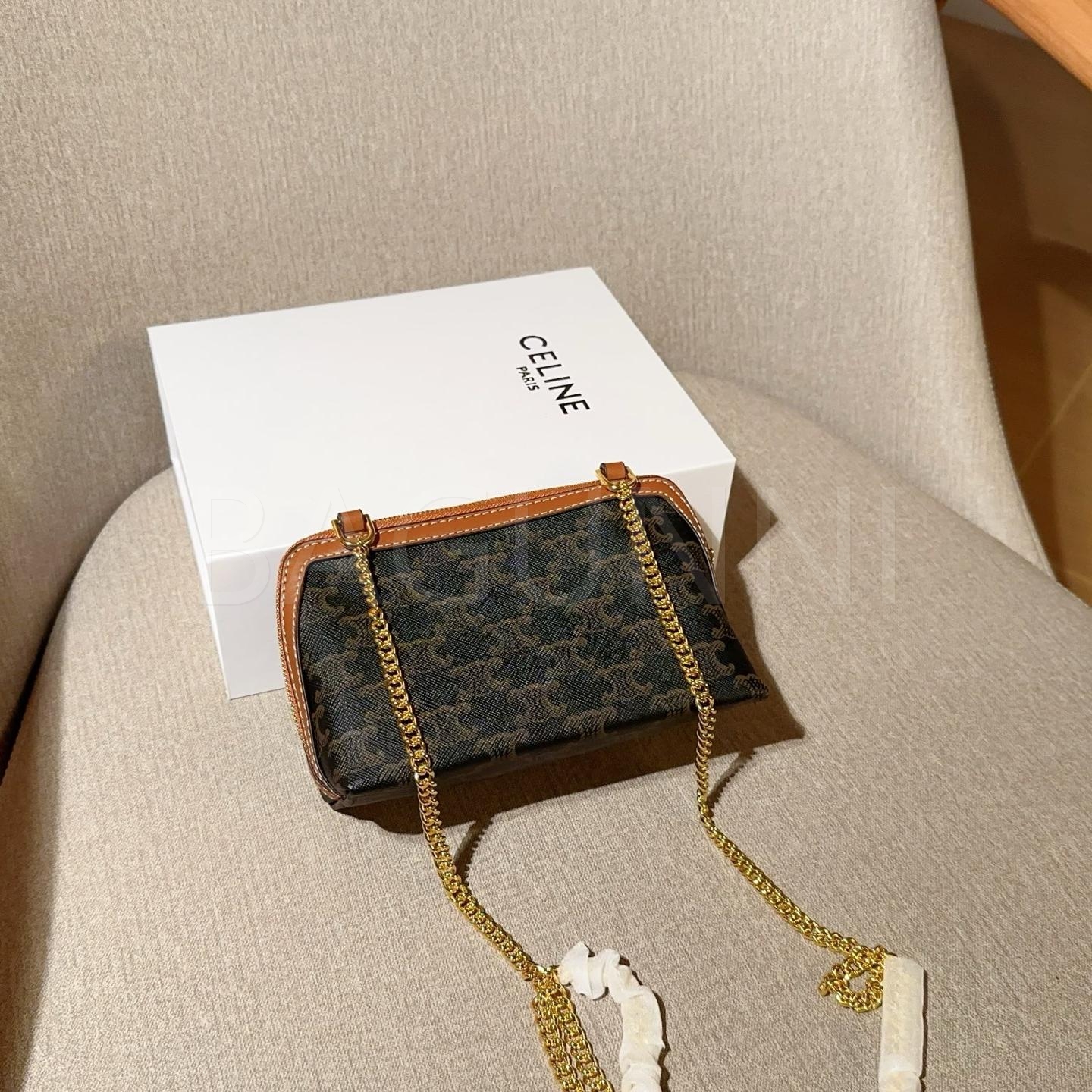 셀린느 트리옹프 체인 클러치