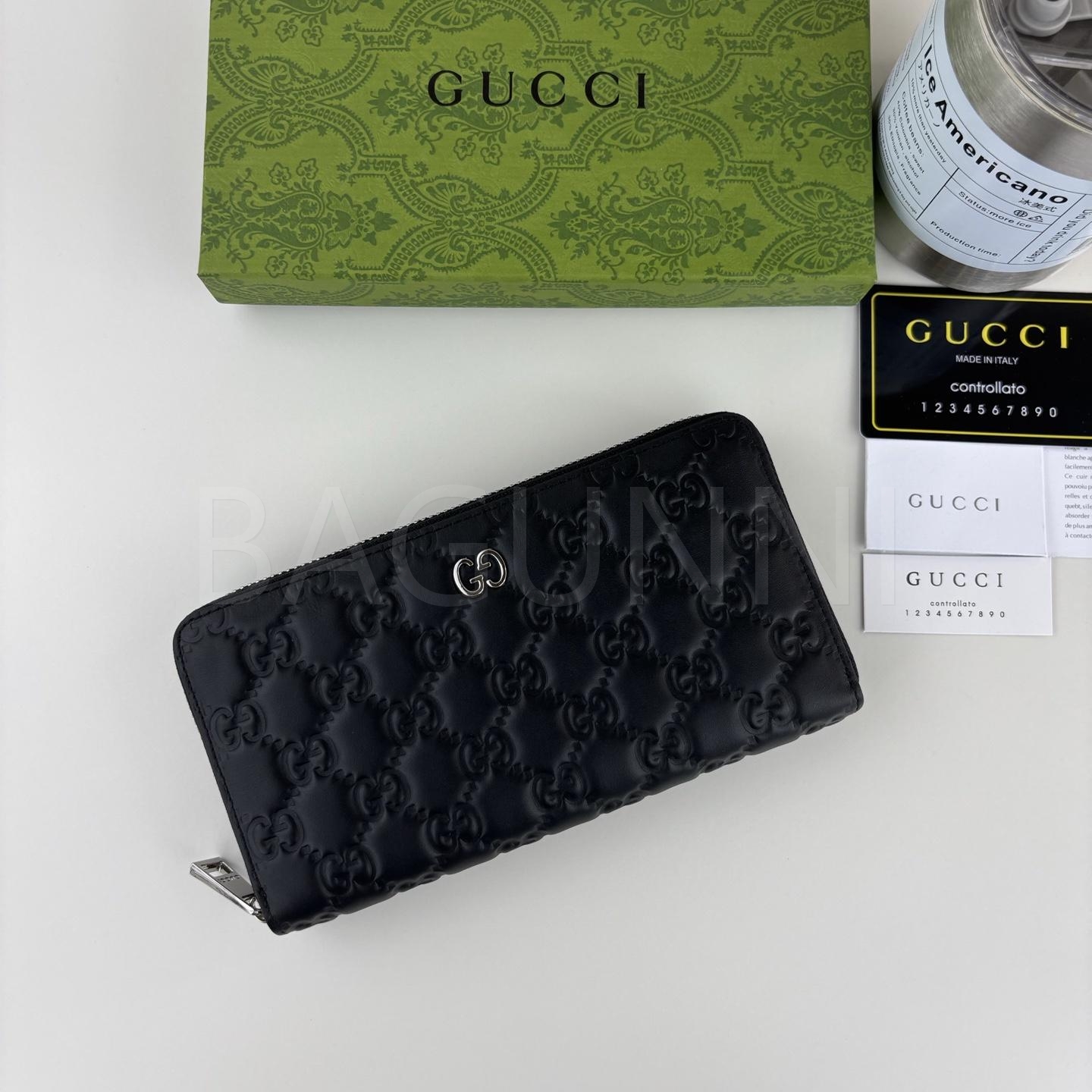 구찌 지퍼 카드지갑