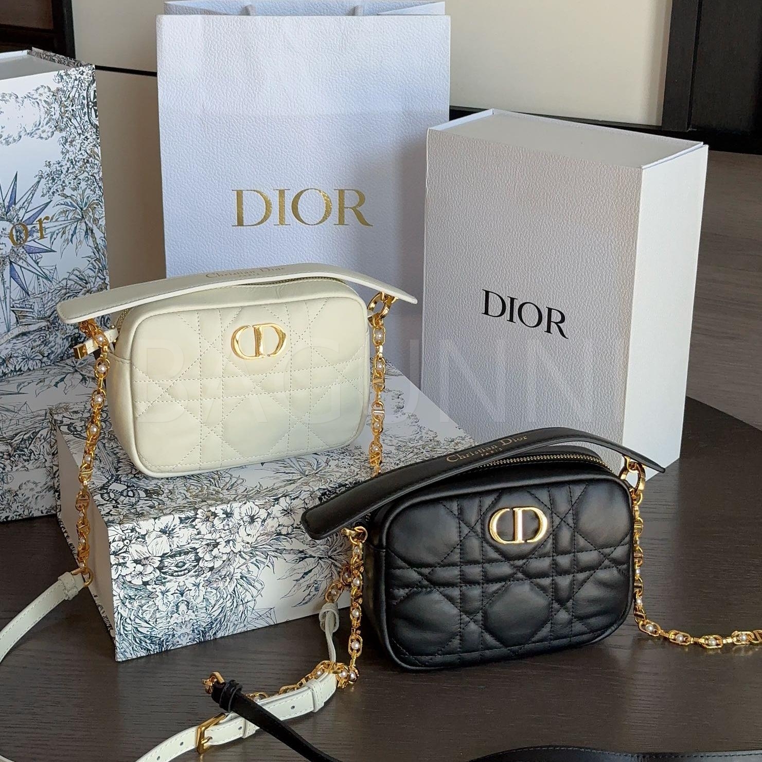 디올 레더 카메라백