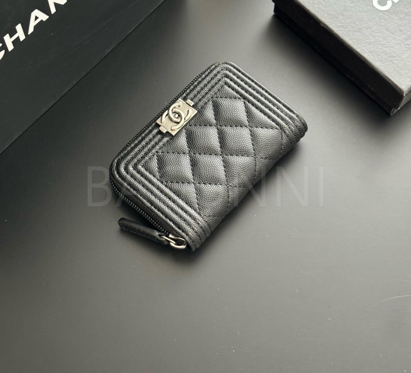 샤넬 보이 카드지갑