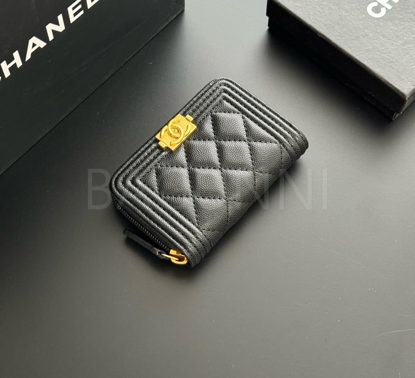 샤넬 보이 카드지갑