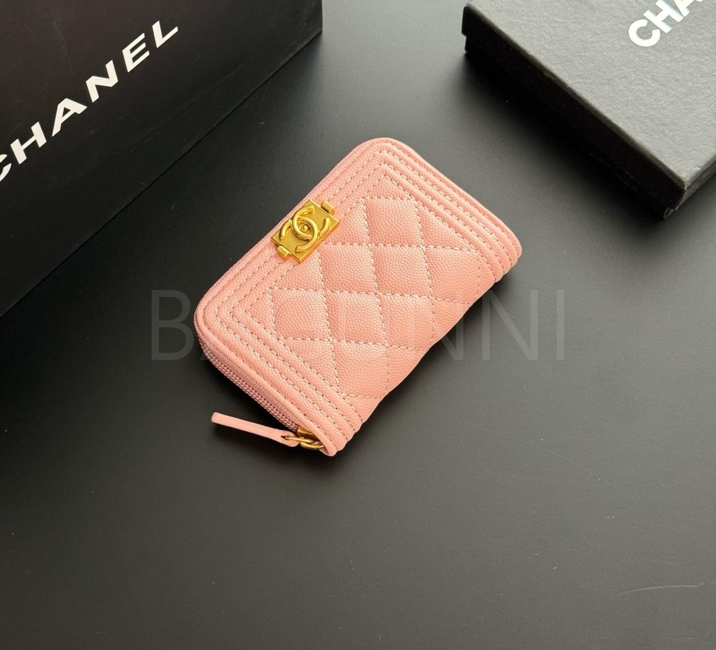 샤넬 보이 카드지갑