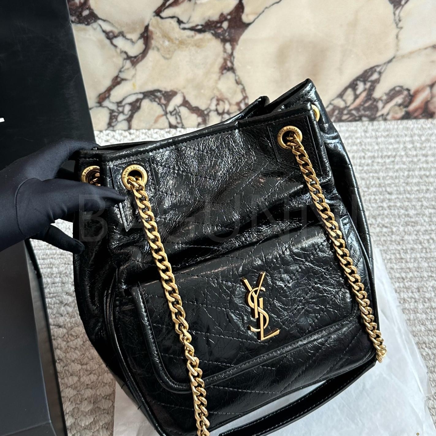 YSL 로고 토트백