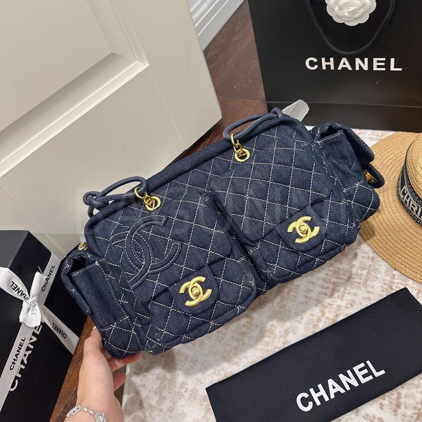 샤넬 깜봉 멀티 포켓 숄더백