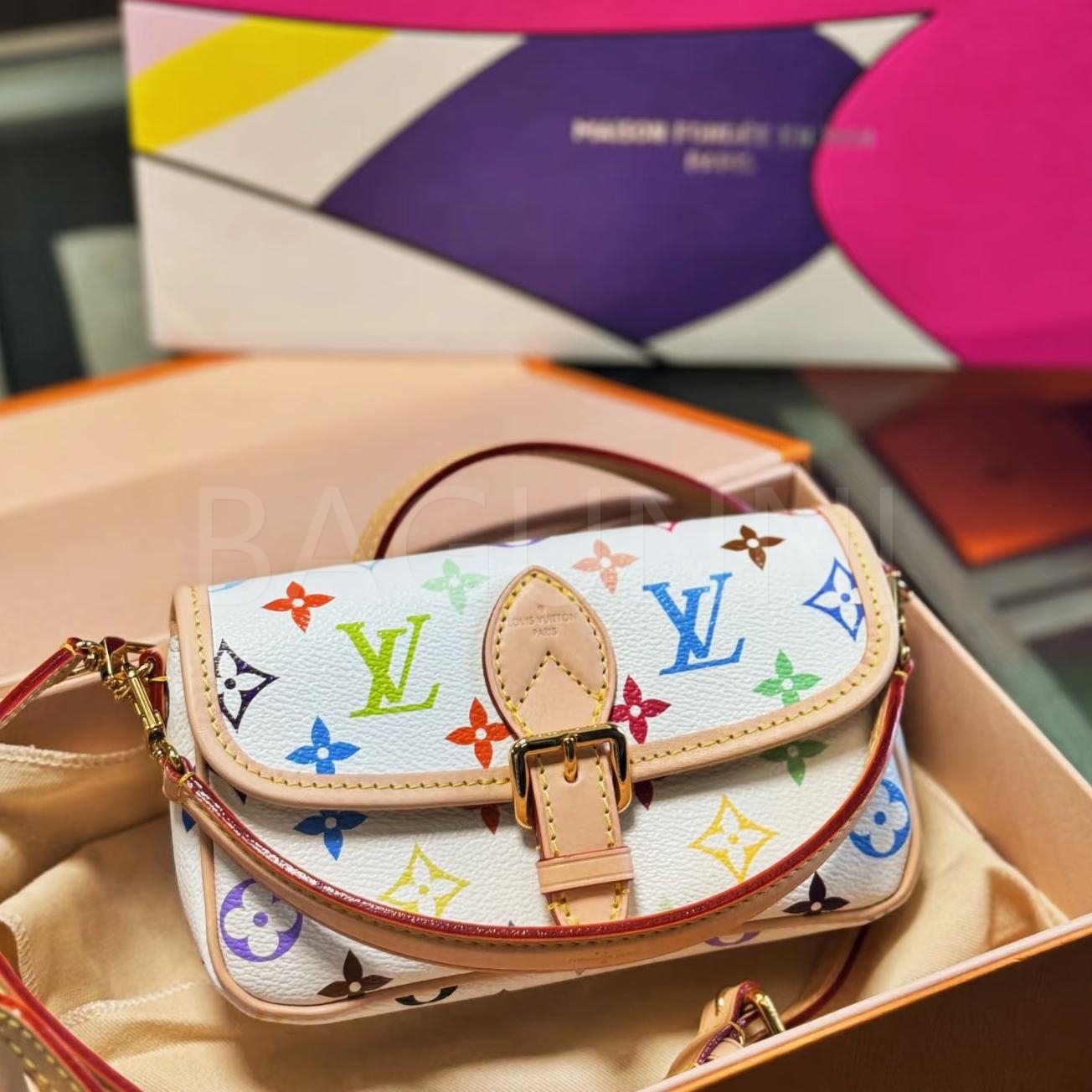 루이비통 멀티컬러 비바시떼 숄더백