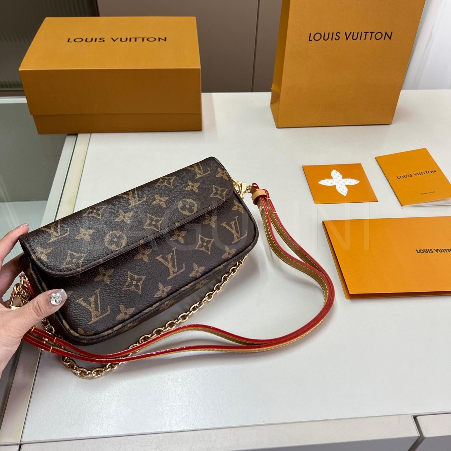 루이비통 5 아 7 탑핸들백