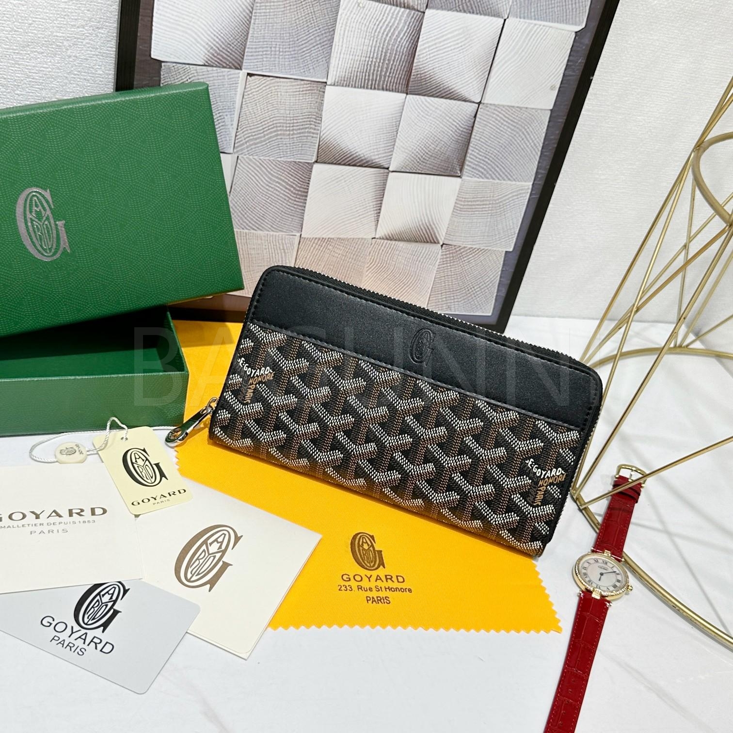 고야드 마티뇽 지퍼 지갑