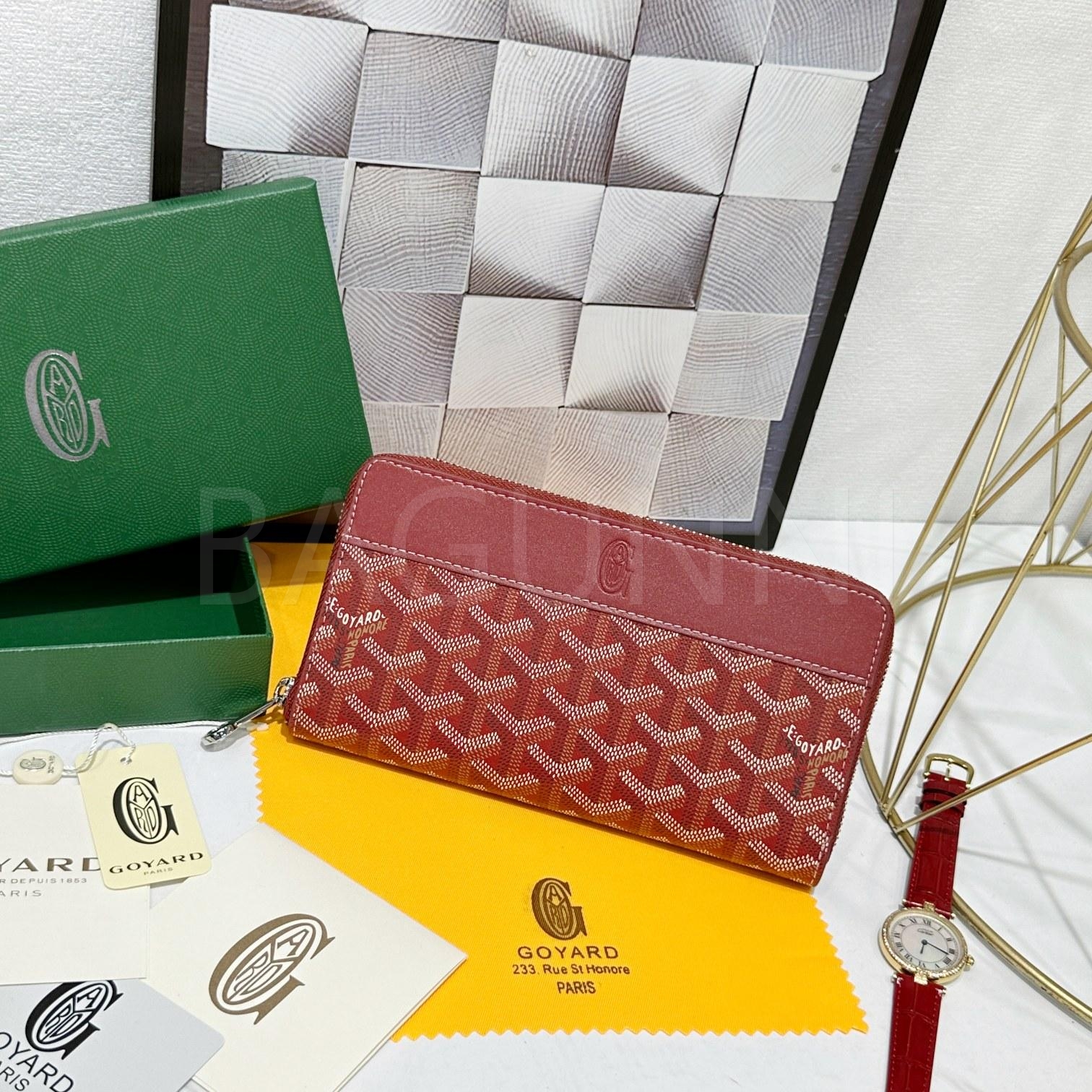 고야드 마티뇽 지퍼 지갑