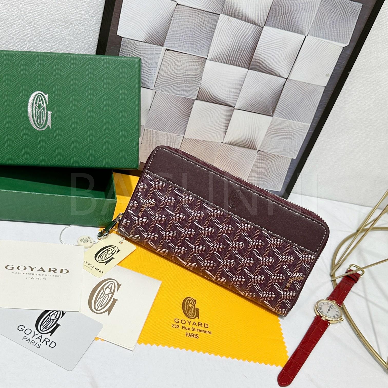 고야드 마티뇽 지퍼 지갑