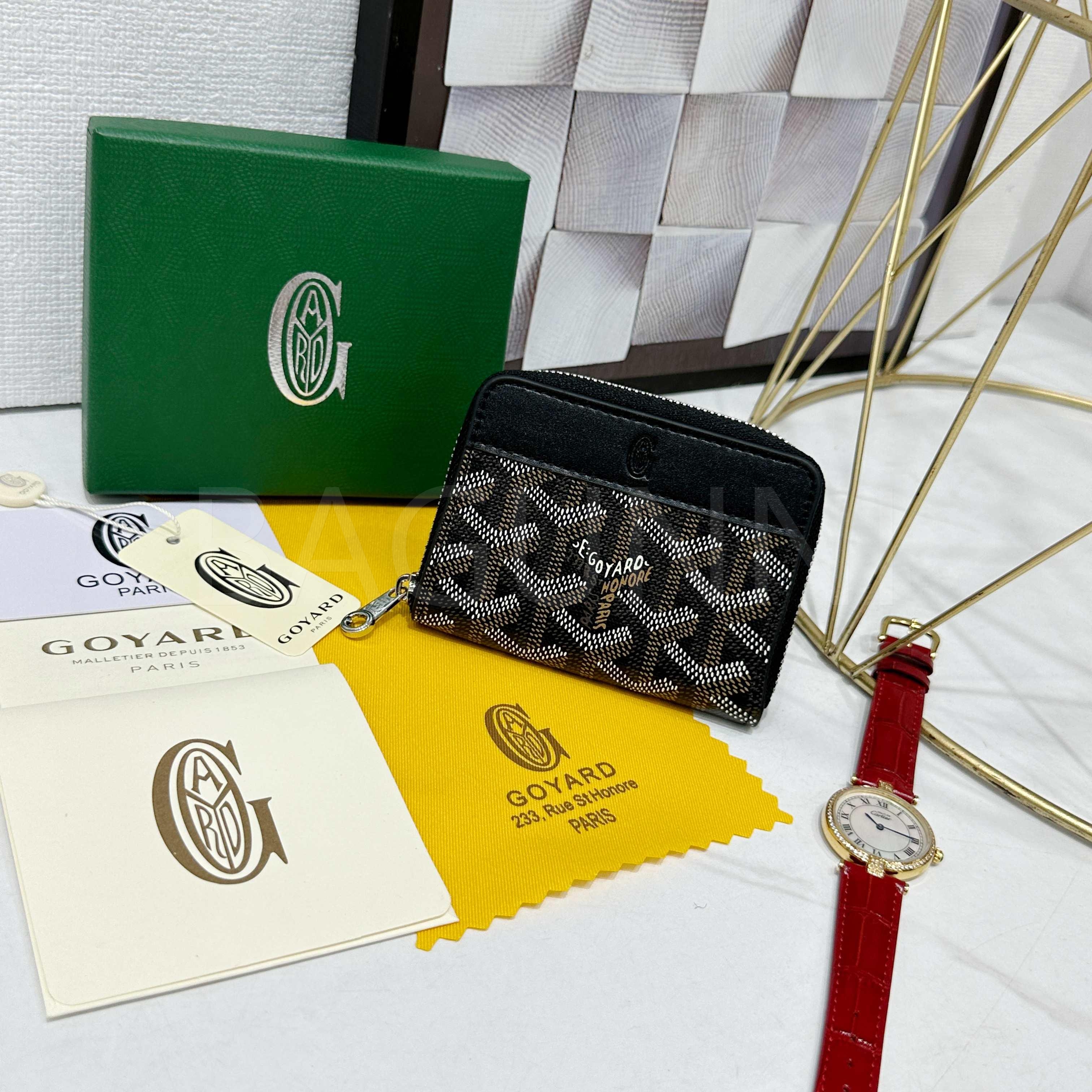 고야드 마티뇽 지퍼 지갑