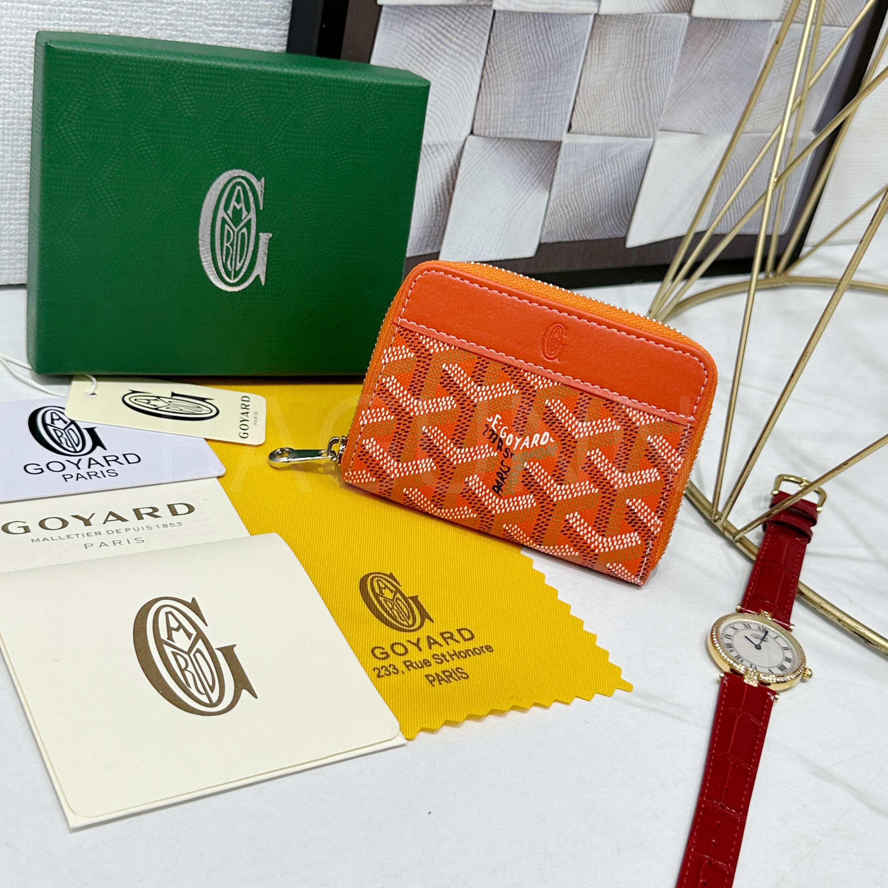 고야드 마티뇽 지퍼 지갑