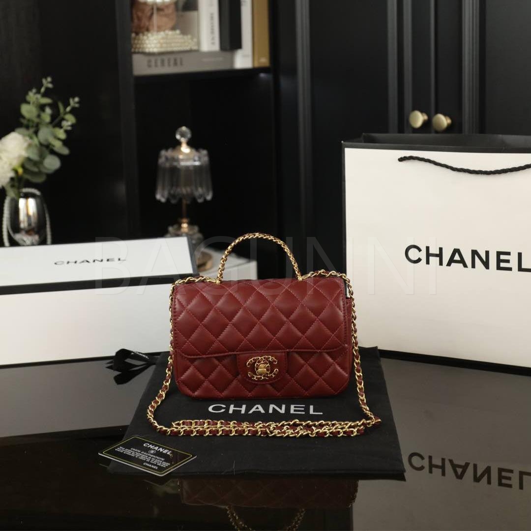 샤넬 클래식 플랩 탑핸들 백