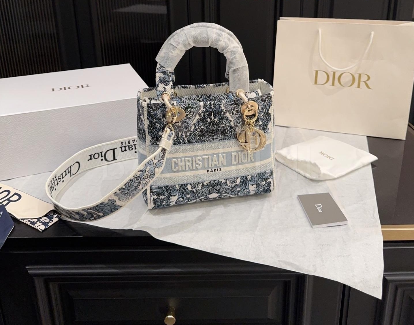 디올 레이디 디올 탑핸들백