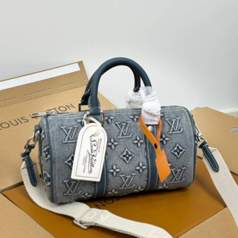루이비통 데님 키폴 25