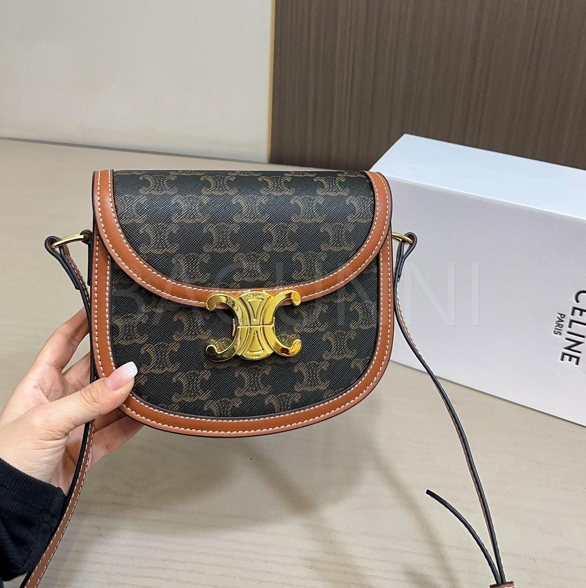 셀린느 트리옹프 새들백