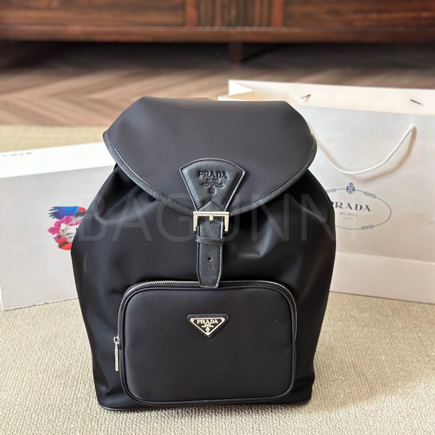 프라다 나일론 백팩