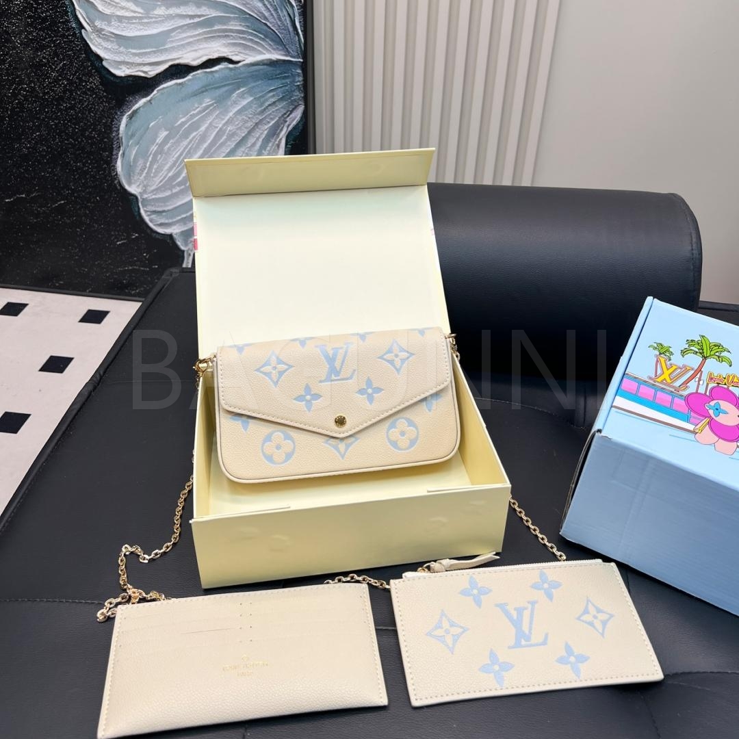 루이비통 펠리시 포쉐트 체인 월렛