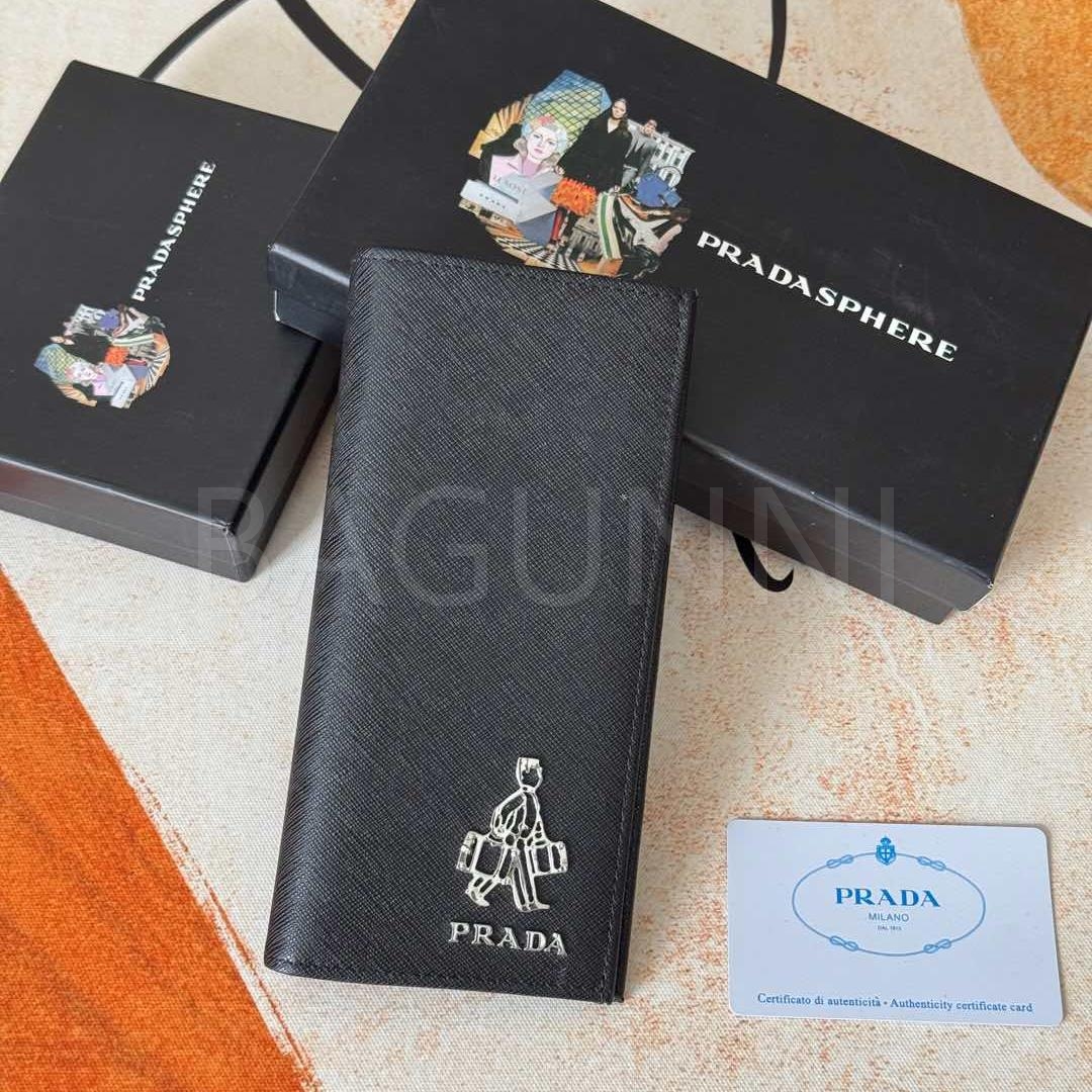 프라다 사피아노 장지갑