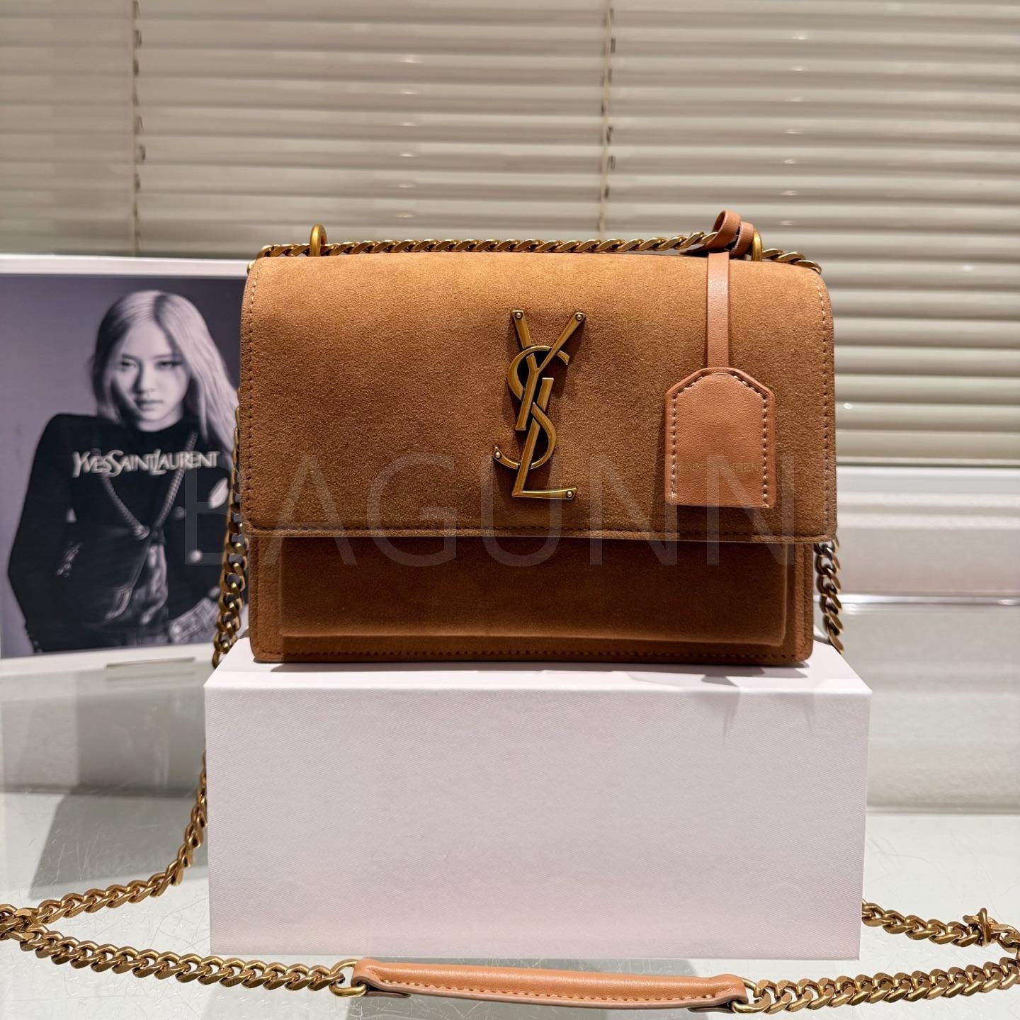 YSL 선셋 숄더백