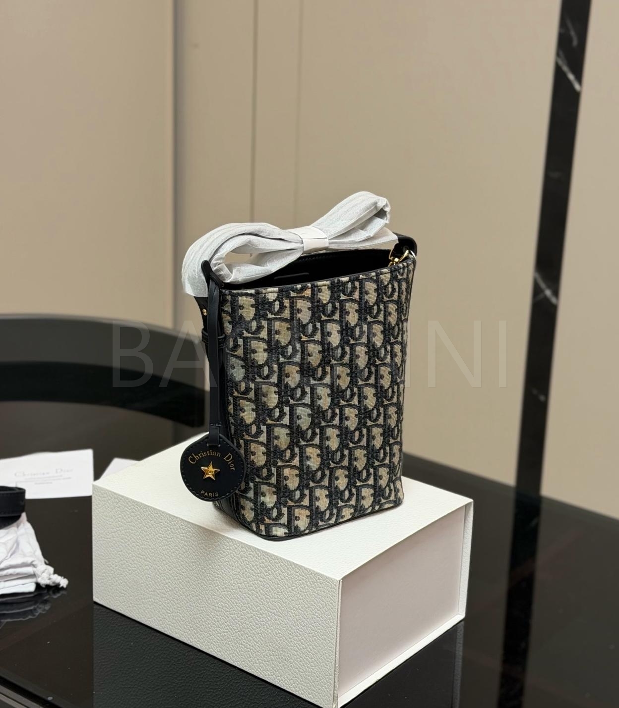 디올 오블리크 버킷백