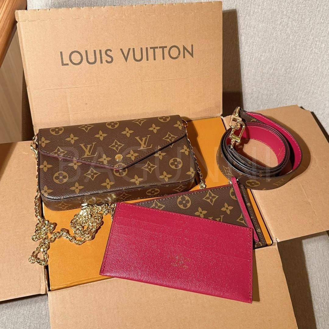 루이비통 펠리시 포쉐트 체인 월렛