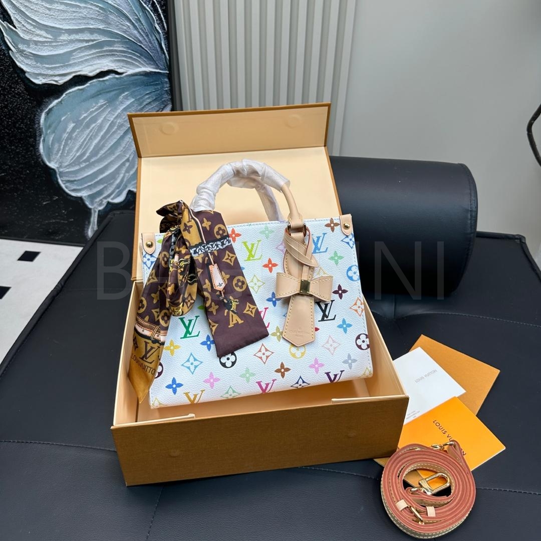 루이비통 x 무라카미 타카시 정글 토트백