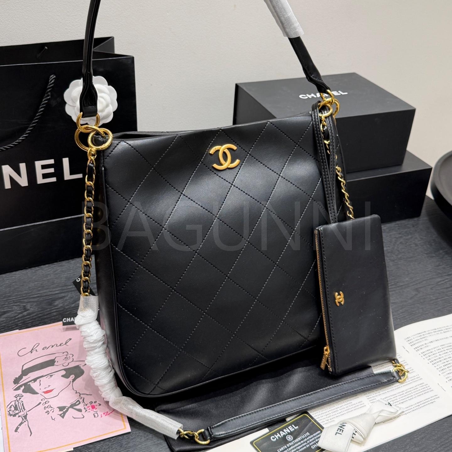 샤넬 23A 버킷 백