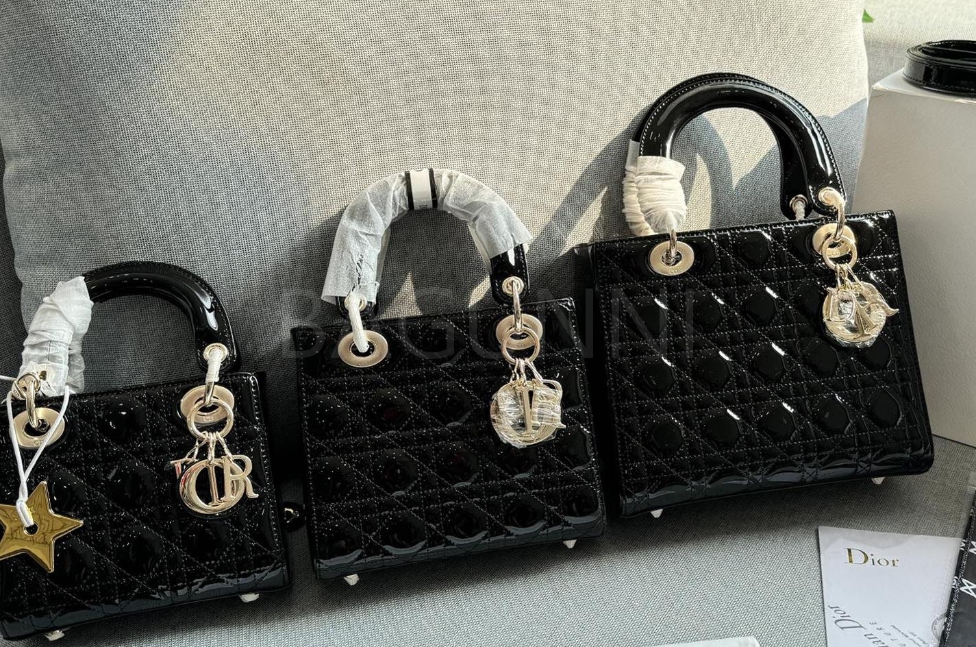 디올 레이디 디올 토트백