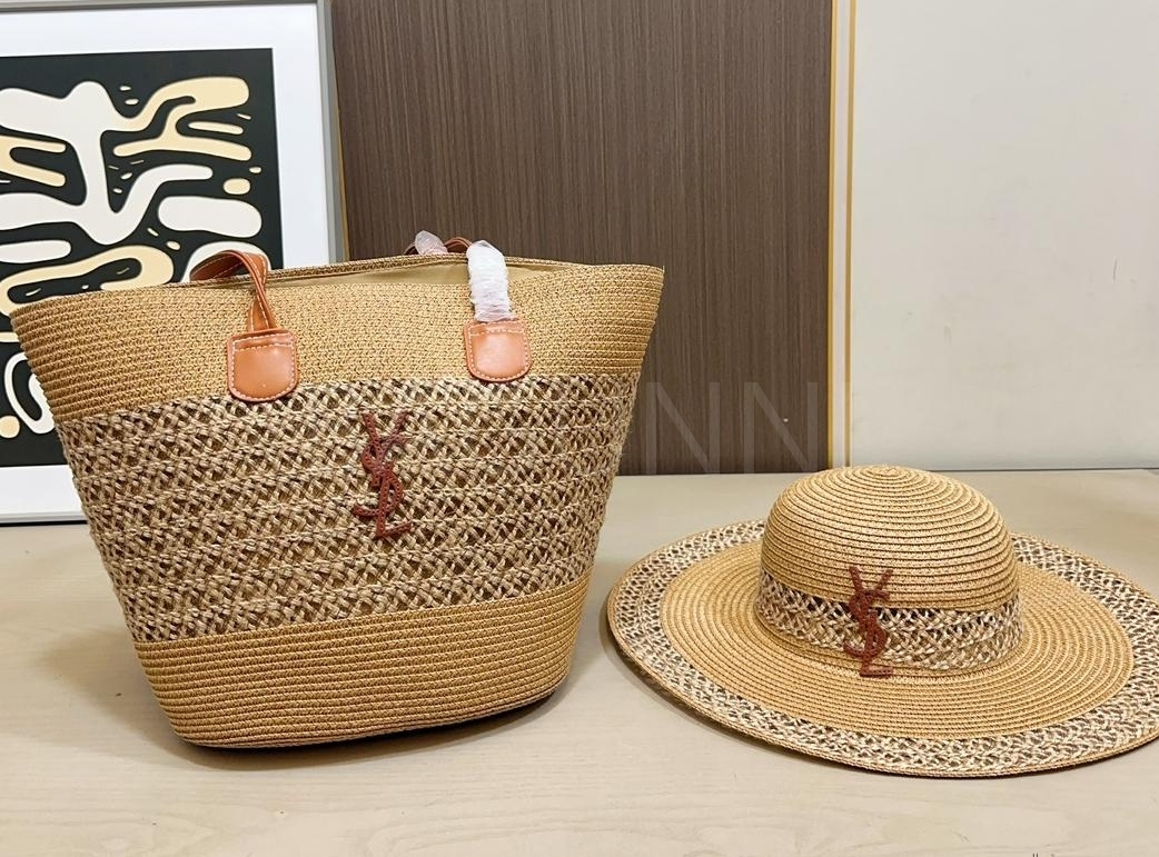 YSL 우븐 쇼퍼백