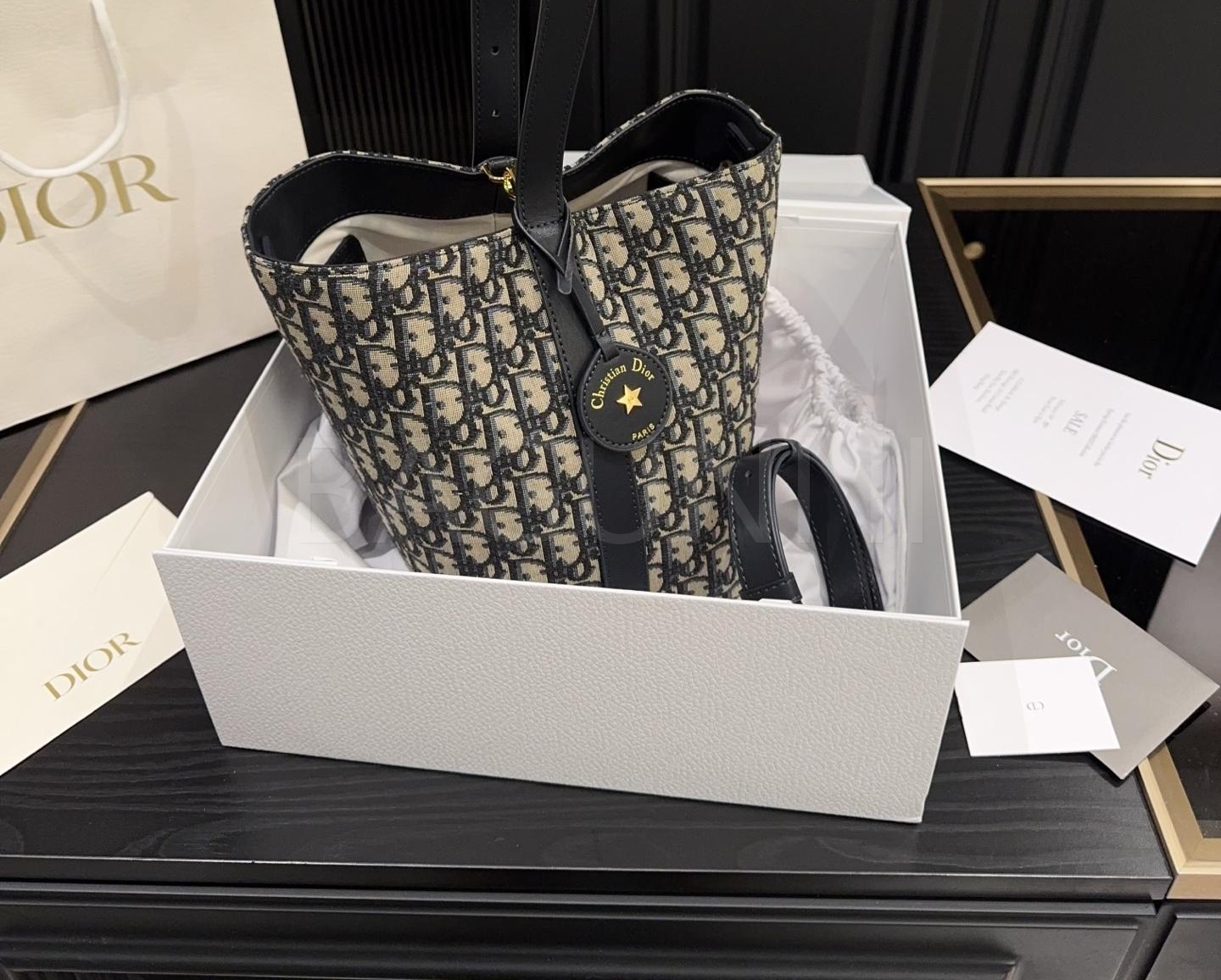 디올 디올스타 버킷백