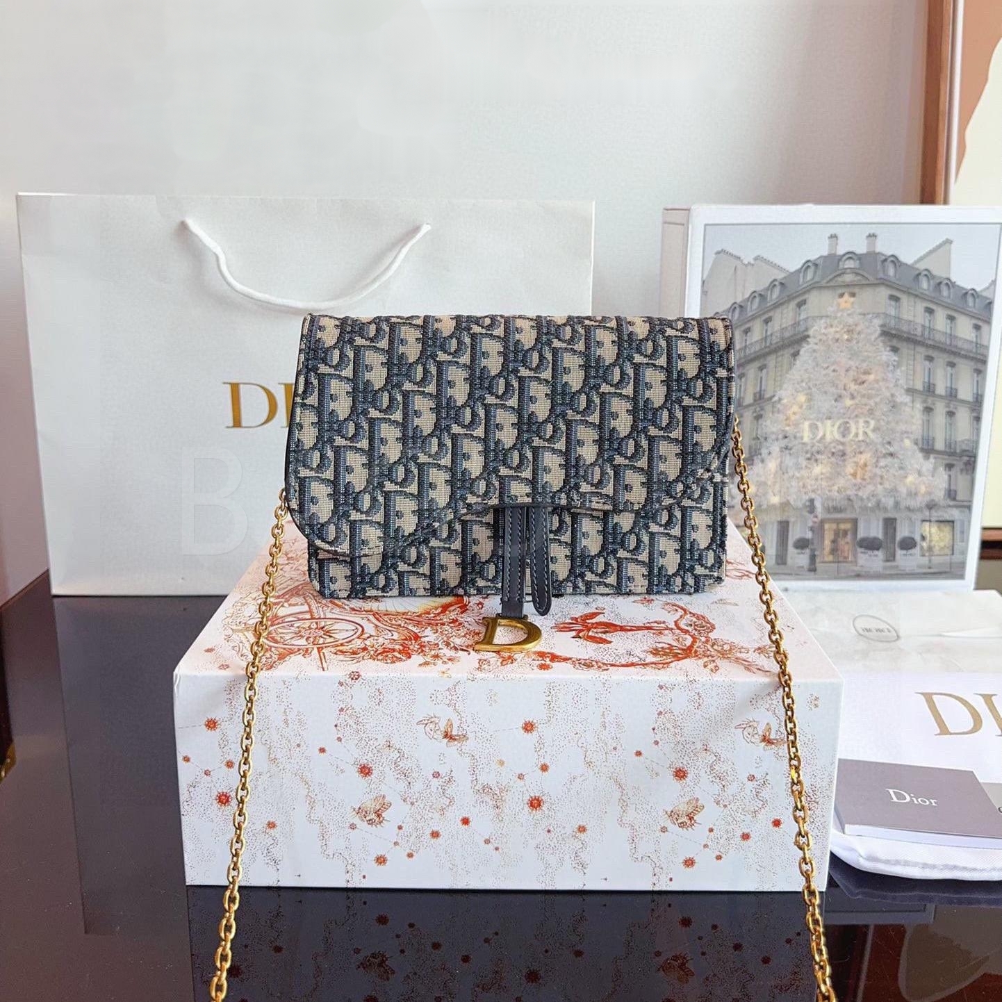 디올 WOC 체인백