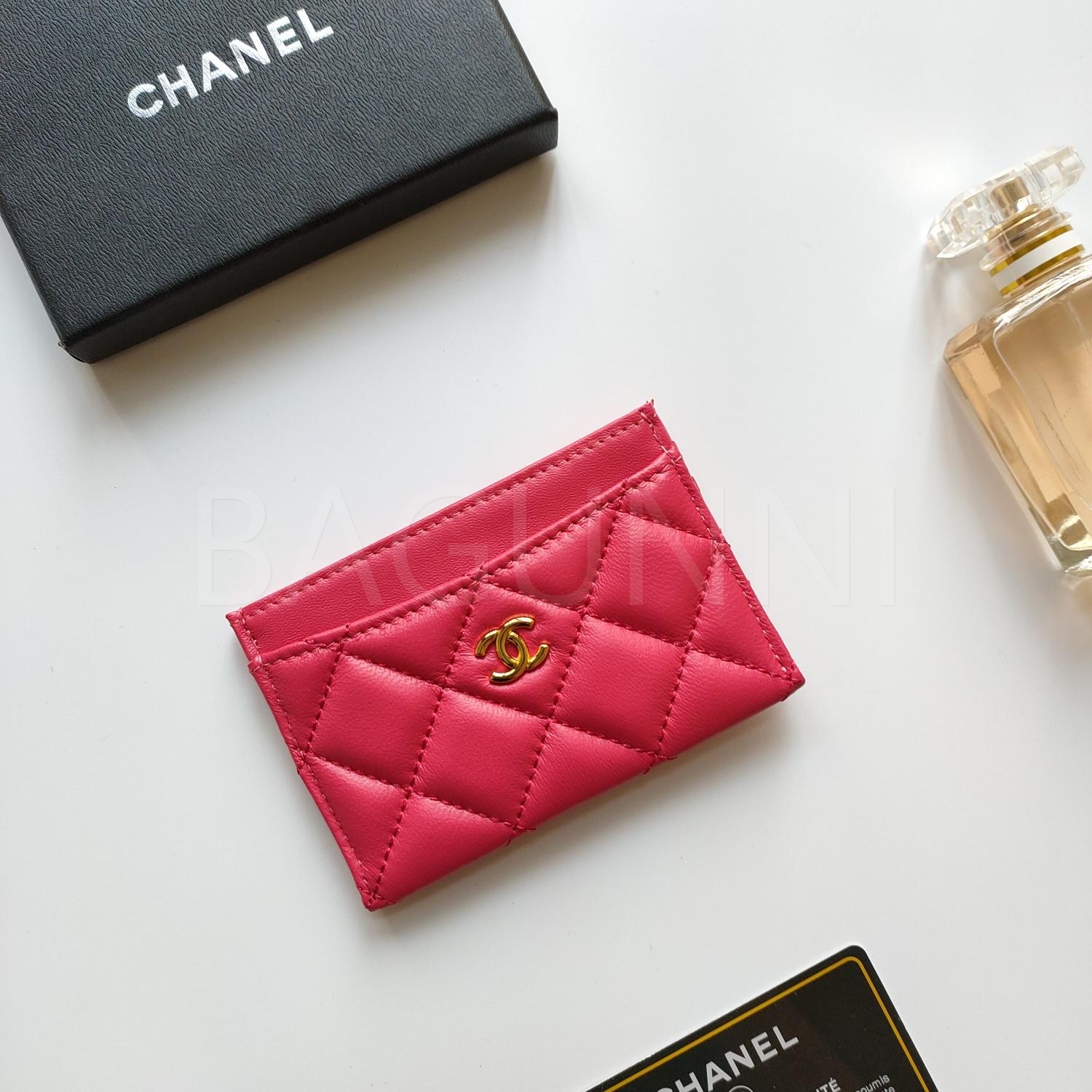 샤넬 클래식 플랩 카드지갑