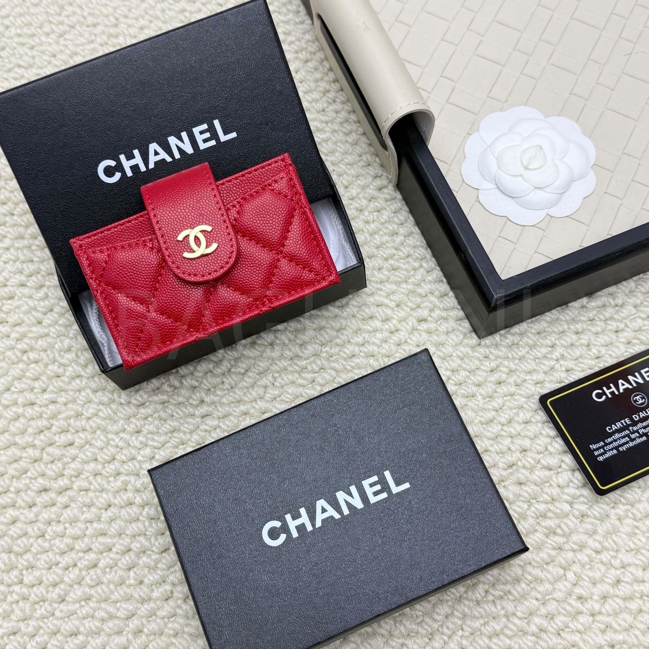 샤넬 클래식 플랩 카드지갑