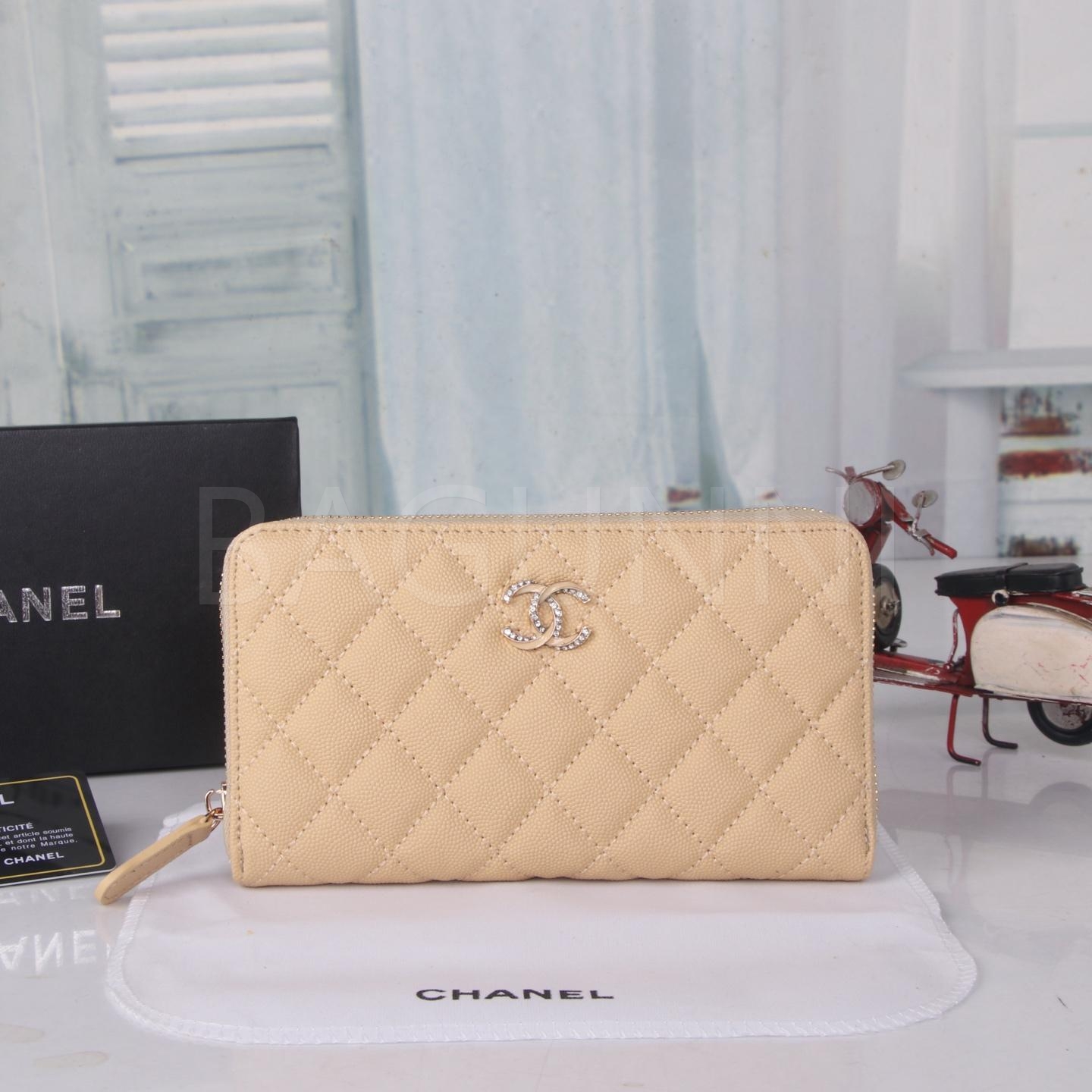 샤넬 19 카드지갑