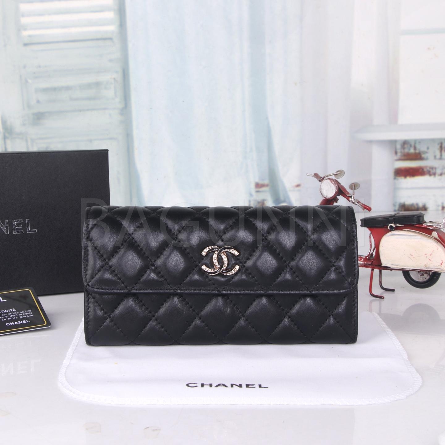 샤넬 19 카드지갑