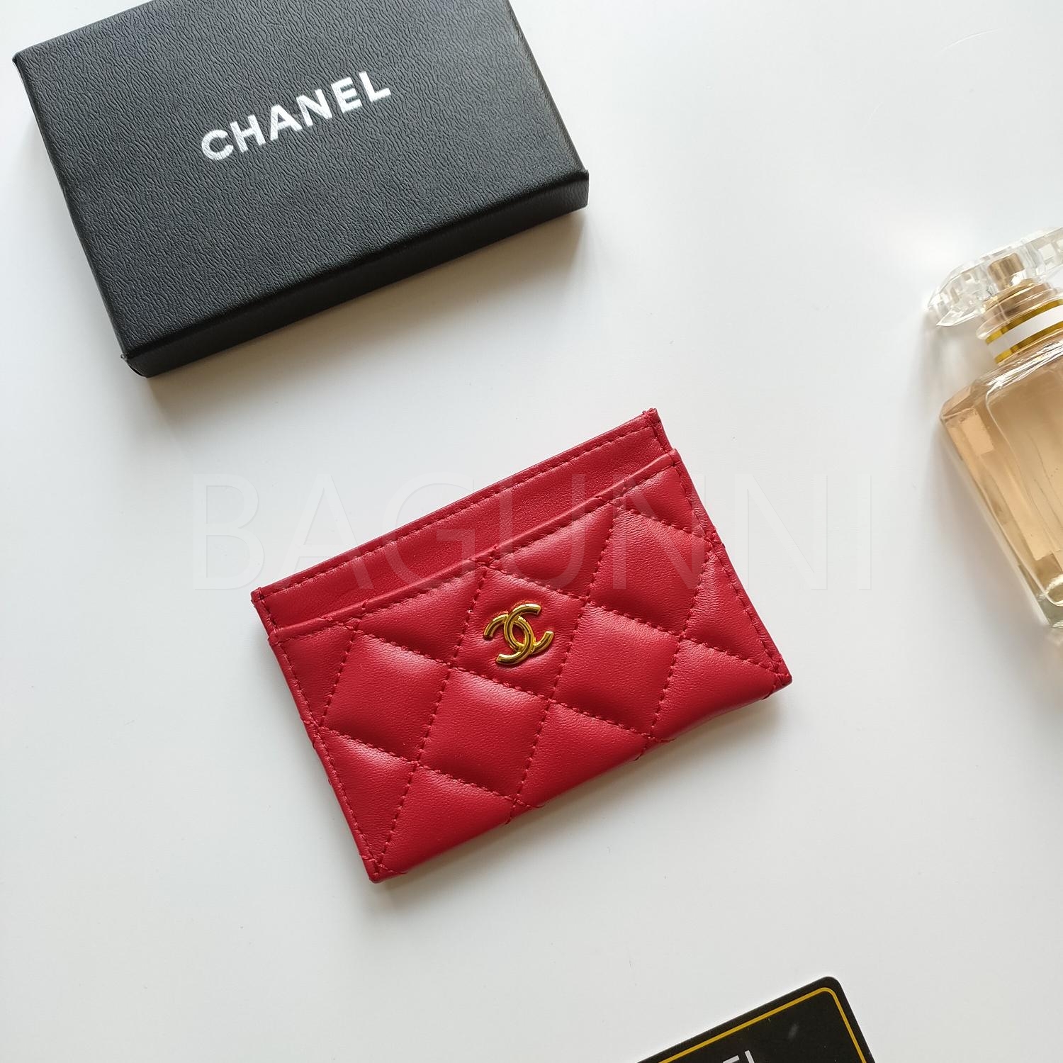 샤넬 클래식 플랩 카드지갑