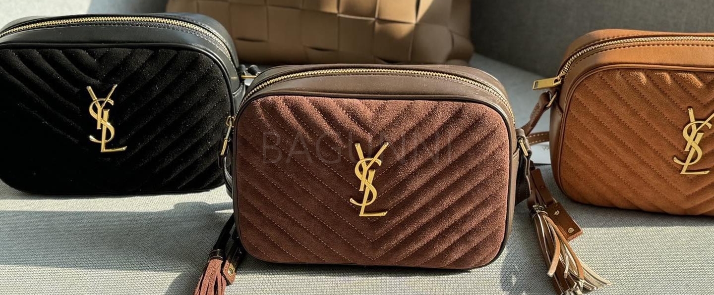 YSL 로고 카메라백